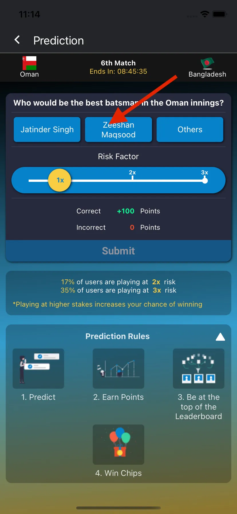 prediction how to play short